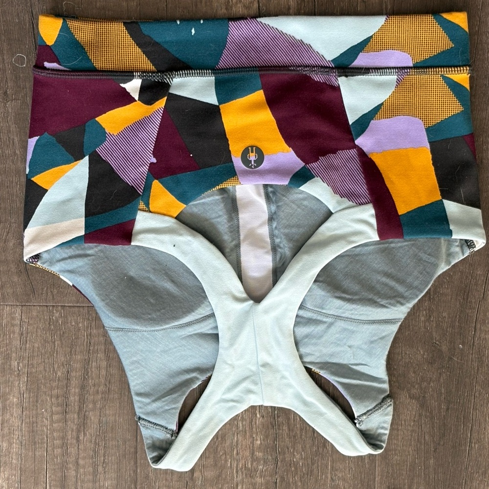 Colorful Geometric Patterned Shorts